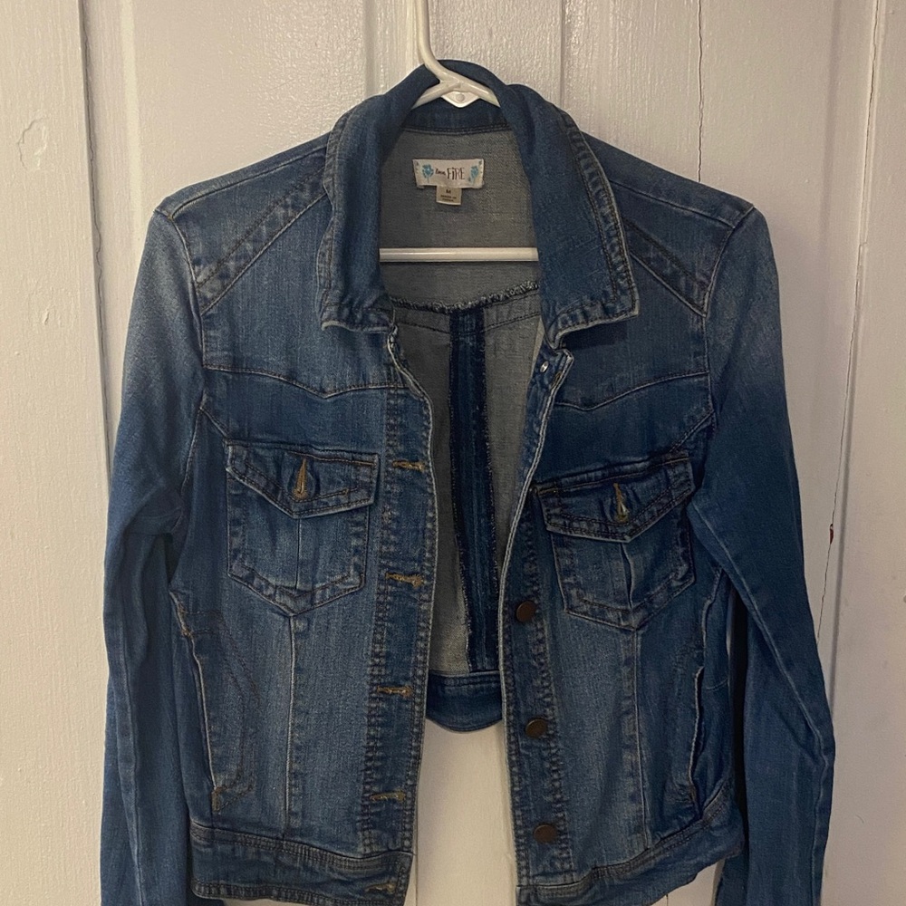 love, Fire Classic Blue Jean Jacket